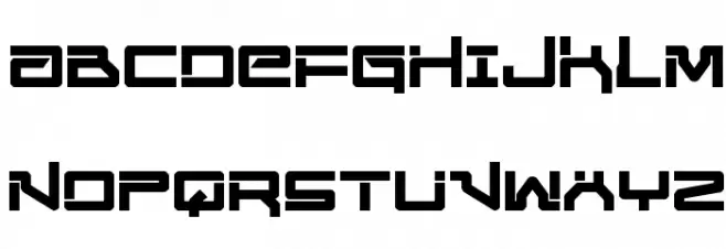 United Planets Bold Шрифта ВЕРХНИЙ