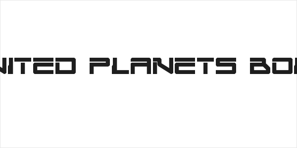 United Planets Bold Logo