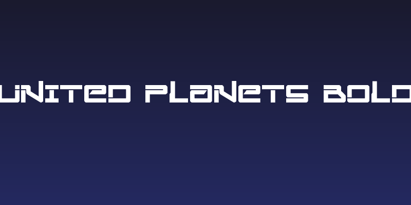 United Planets Bold Social Header