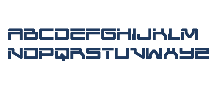 United Planets Bold Lowercase