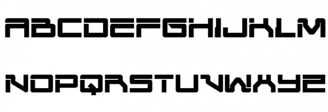 United Planets Bold خط أحرف صغيرة