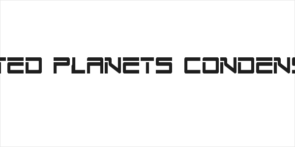 United Planets Condensed Logo