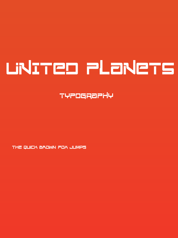 United Planets Condensed Poster
