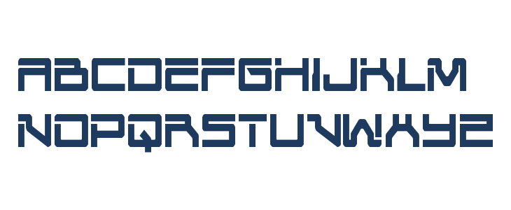 United Planets Condensed Lowercase