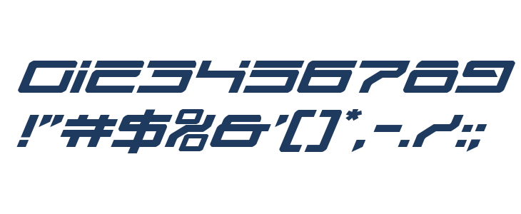 United Planets Expanded Italic Other Characters