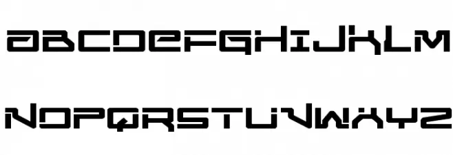 United Planets Expanded Шрифта ВЕРХНИЙ
