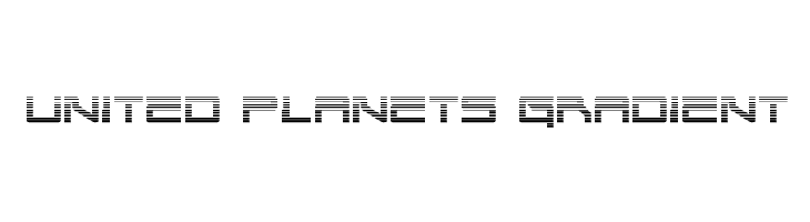 United Planets Gradient  Frei Schriftart Herunterladen