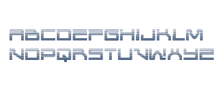 United Planets Gradient Lowercase