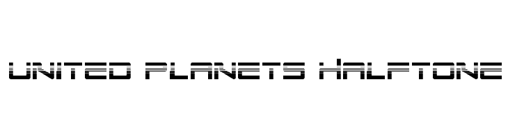 United Planets Halftone  font caratteri gratis