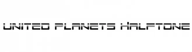 United Planets Halftone  नि: शुल्क फ़ॉन्ट्स डाउनलोड