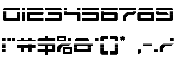 United Planets Halftone Font OTHER CHARS