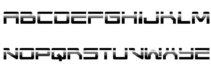 United Planets Halftone Font LOWERCASE
