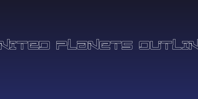 United Planets Outline Social Header