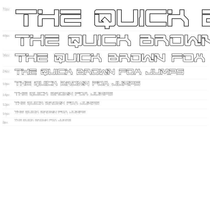 United Planets Outline Waterfall