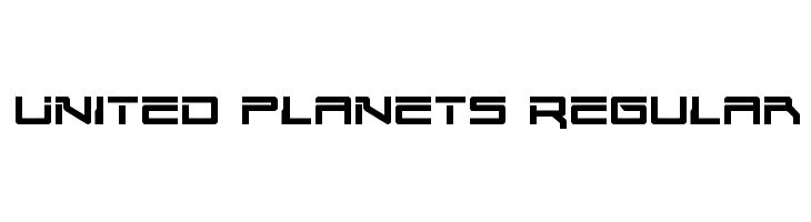 United Planets Regular  لخطوط تنزيل