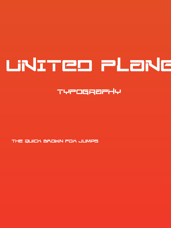 United Planets Regular Poster