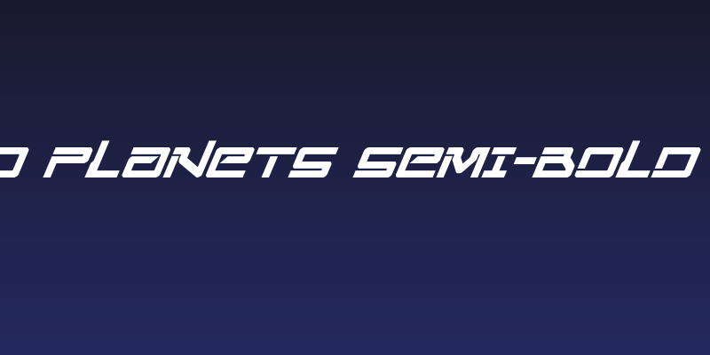 United Planets Semi-Bold Italic Social Header