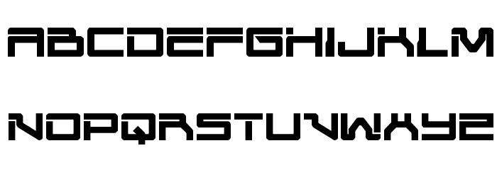 United Planets Semi-Bold Font LOWERCASE