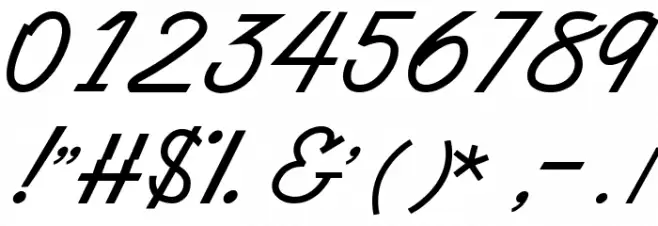United Stay Font OTHER CHARS
