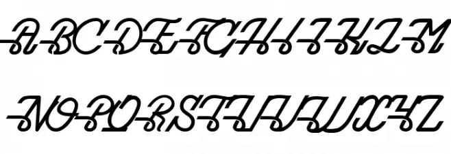 United Stay Schriftart Groß