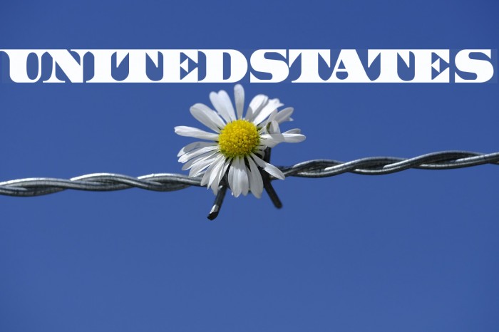 UnitedStates Font examples