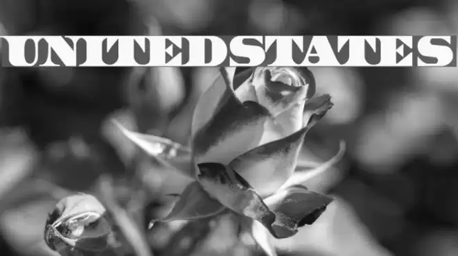 UnitedStates Font examples