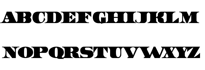 UnitedStates Font LOWERCASE