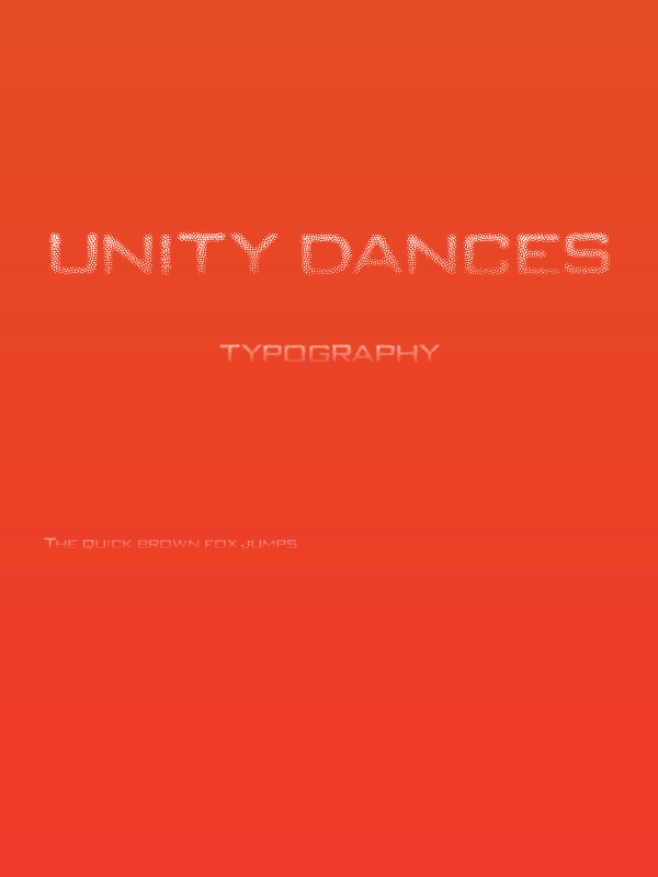 Unity Dances Poster