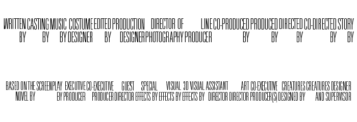 Universal Accreditation Font LOWERCASE