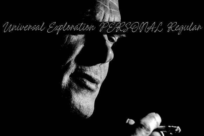 Universal Exploration PERSONAL Regular Example 1