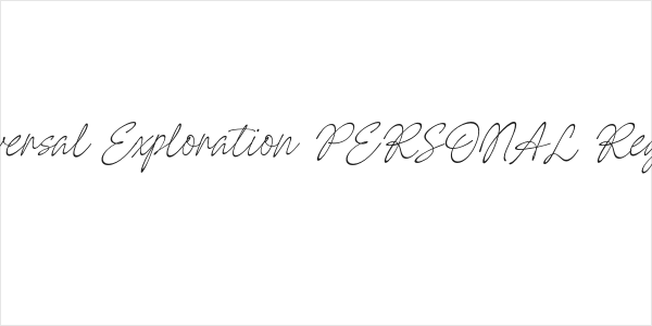 Universal Exploration PERSONAL Regular Logo