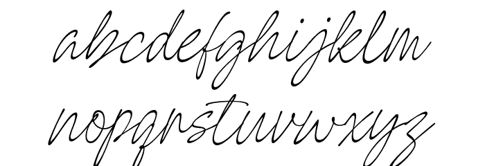 Universal Exploration PERSONAL Regular Font LOWERCASE