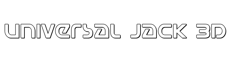 Universal Jack 3D  font caratteri gratis