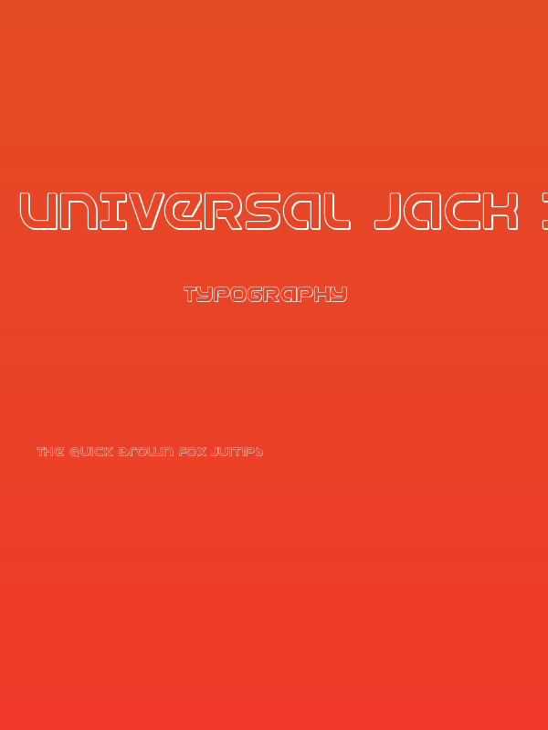 Universal Jack 3D Poster