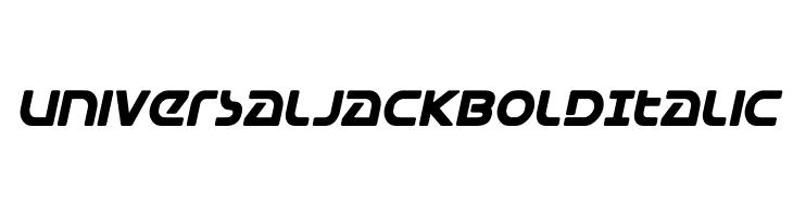 Universal Jack Bold Italic  baixar fontes gratis