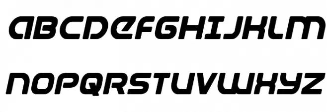Universal Jack Bold Italic フォント 大文字