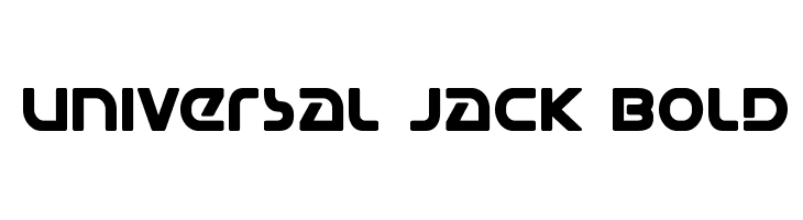 Universal Jack Bold  Frei Schriftart Herunterladen