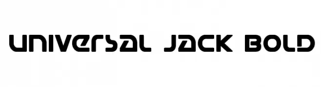 Universal Jack Bold  les polices de caractères gratuit tlcharger