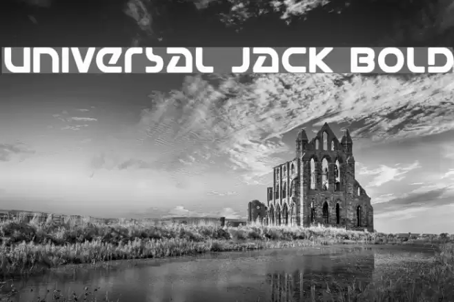 Universal Jack Bold Font examples