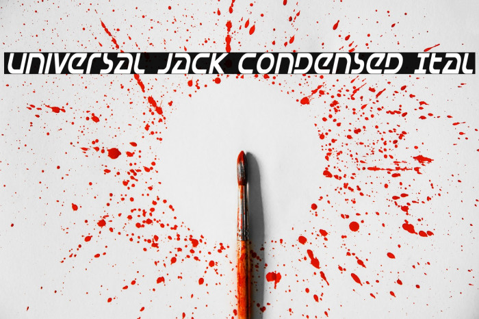 Universal Jack Condensed Ital Example 3