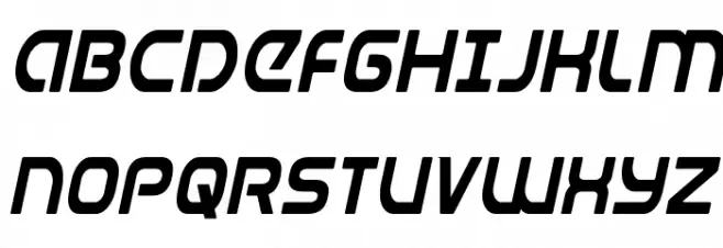 Universal Jack Condensed Italic Fonte MAIÚSCULAS
