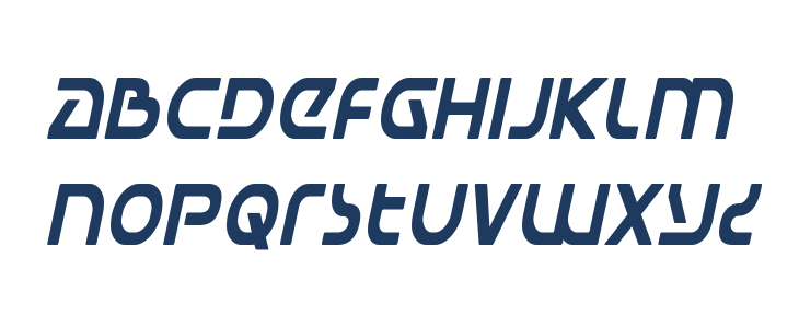 Universal Jack Condensed Italic Lowercase
