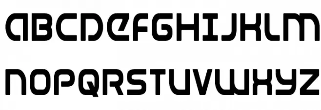 Universal Jack Condensed Fonte MAIÚSCULAS