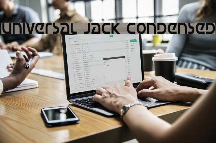 Universal Jack Condensed Font examples