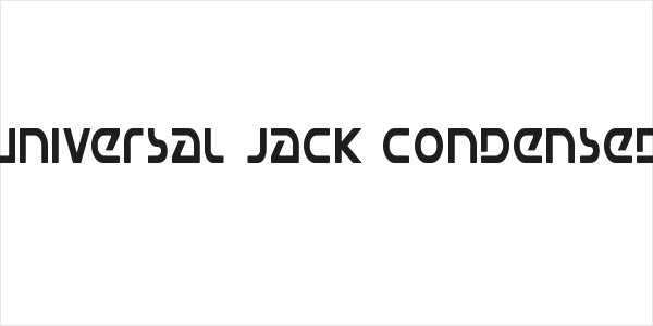 Universal Jack Condensed Logo