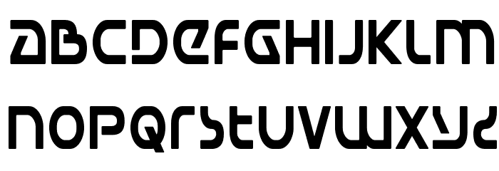 Universal Jack Condensed Font LOWERCASE