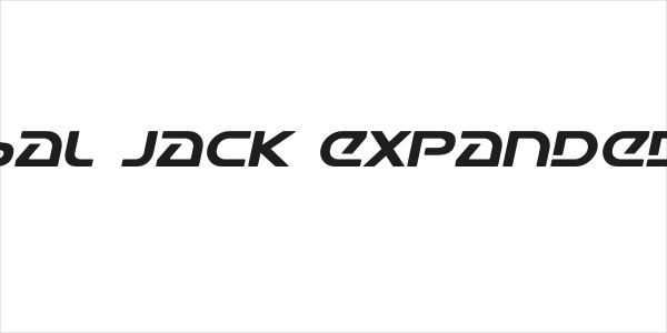 Universal Jack Expanded Italic Logo