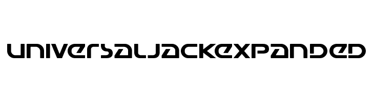 Universal Jack Expanded  les polices de caractères gratuit tlcharger