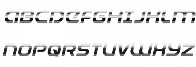 Universal Jack Gradient Italic خط أحرف كبيرة