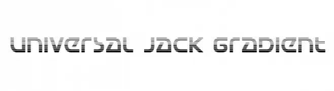 Universal Jack Gradient  नि: शुल्क फ़ॉन्ट्स डाउनलोड